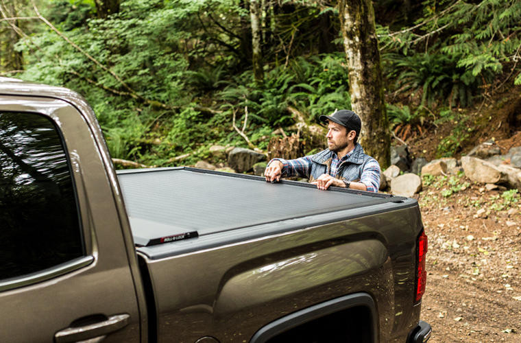 Protect Your Cargo with Roll-N-Lock Tonneau Cover | A-Series XT for Toyota Tacoma | Lockable, Aluminum, Easy Install