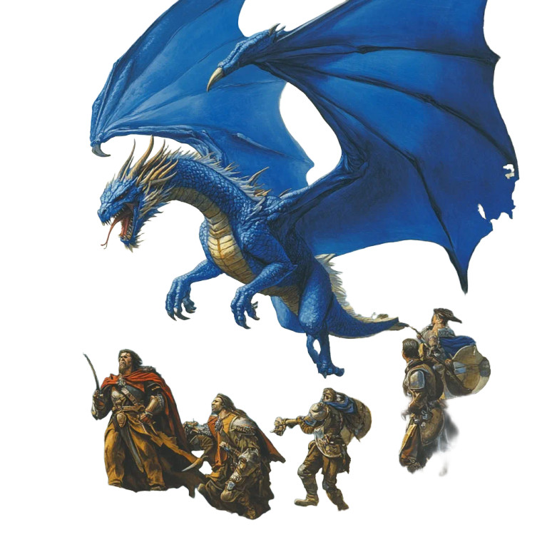 Blue Dragon Flying Vinyl Car Decal Sticker – Waterproof & UV-Resistant 8"