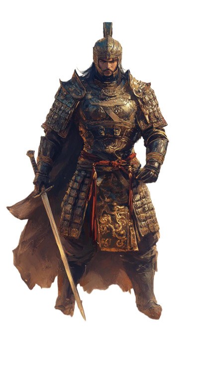 Chinese Desert General Vinyl Car Decal Sticker – Waterproof & UV-Resistant 8"