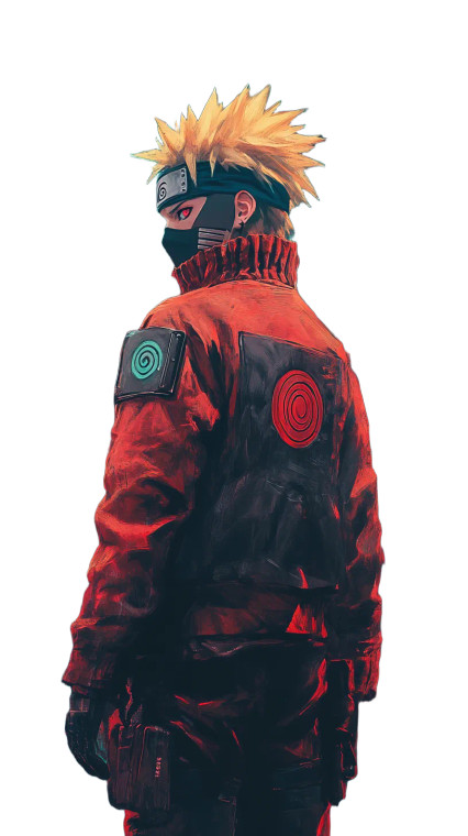 Cyberpunk Naruto Vinyl Car Decal Sticker – Waterproof & UV-Resistant 8"
