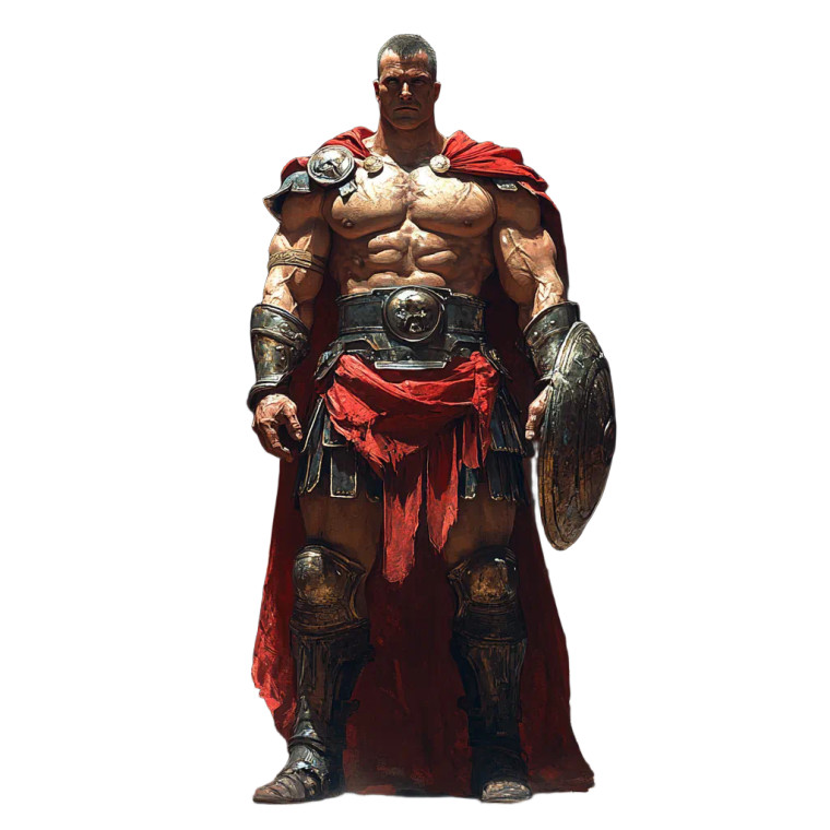 Roman Warrior Colosseum Vinyl Car Decal Sticker – Waterproof & UV-Resistant 8"