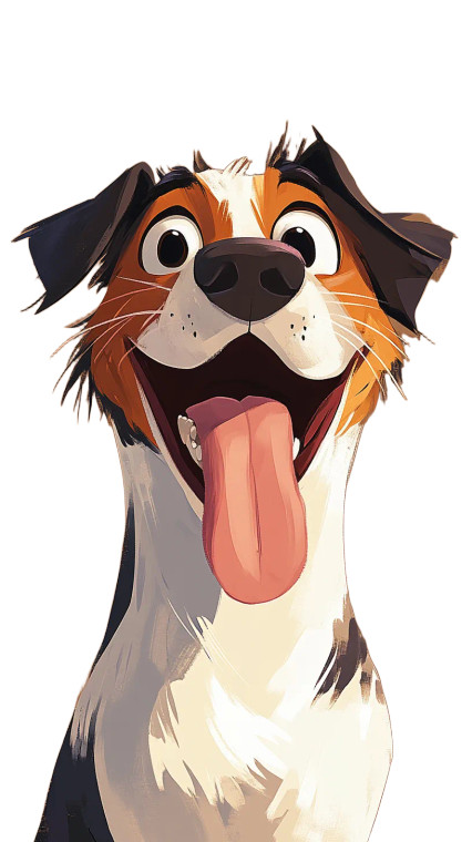 Olympic Disney Dog Vinyl Car Decal Sticker – Waterproof & UV-Resistant 8"