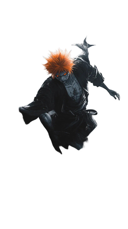 Ichigo Kurosaki Wallpaper Vinyl Car Decal Sticker – Waterproof & UV-Resistant 8"