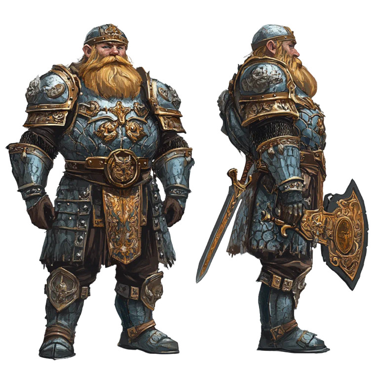 Dwarf Kings Guard Vinyl Car Decal Sticker – Waterproof & UV-Resistant 8"