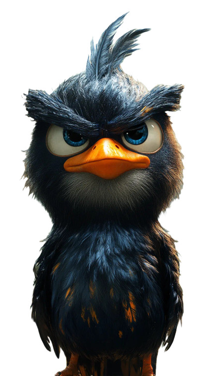 Angry Birds Giant Vinyl Car Decal Sticker – Waterproof & UV-Resistant 8"