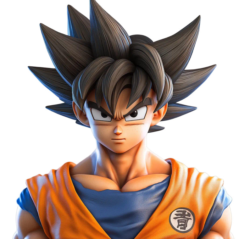 Goku With Dragon Balls Vinyl Car Decal Sticker – Waterproof & UV-Resistant 8"