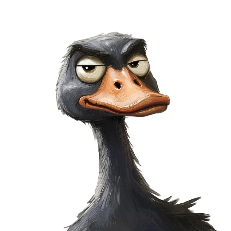 Warrior Goose Vinyl Car Decal Sticker – Waterproof & UV-Resistant 8"