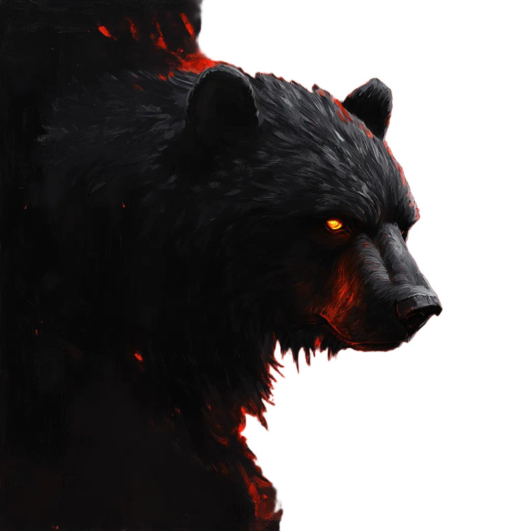 Fierce Polar Bear Vinyl Car Decal Sticker – Waterproof & UV-Resistant 8"