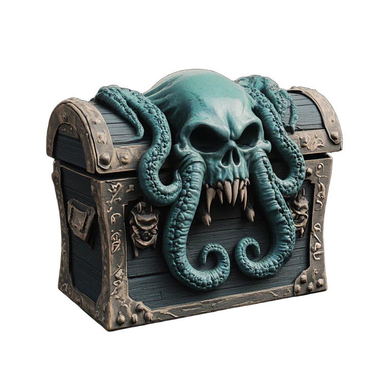 Mimic Chest Design Vinyl Car Decal Sticker – Waterproof & UV-Resistant 8"