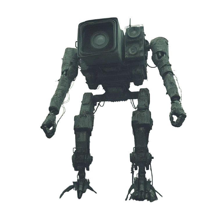 Giant Robot Camera Vinyl Car Decal Sticker – Waterproof & UV-Resistant 8"