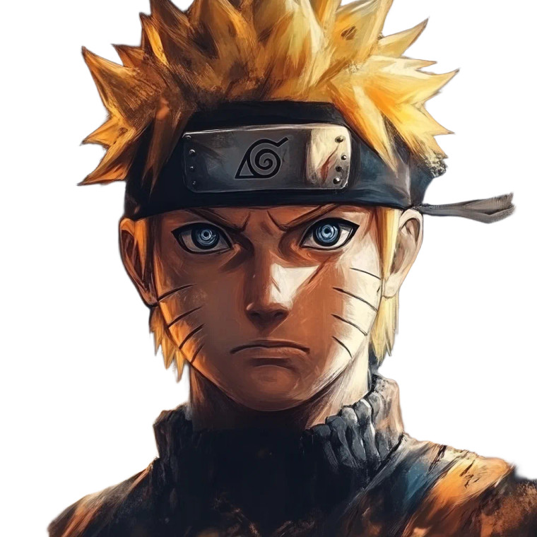 Naruto Uzumaki V4 Vinyl Car Decal Sticker – Waterproof & UV-Resistant 8"