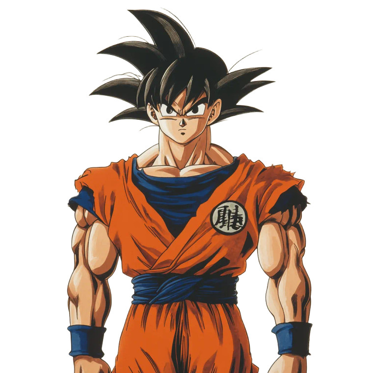 Vintage Goku Dbz Vinyl Car Decal Sticker – Waterproof & UV-Resistant 8"