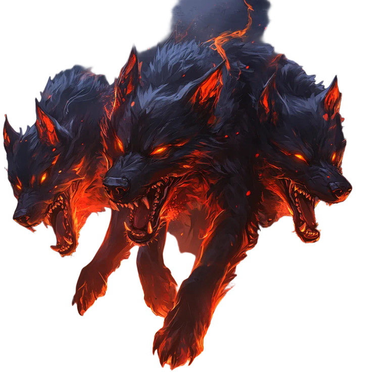 Anime Cerberus V2 Vinyl Car Decal Sticker – Waterproof & UV-Resistant 8"