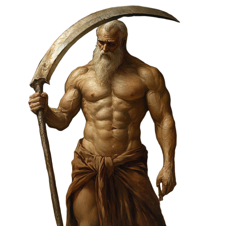 Titan Cronos Vinyl Car Decal Sticker – Waterproof & UV-Resistant 8"