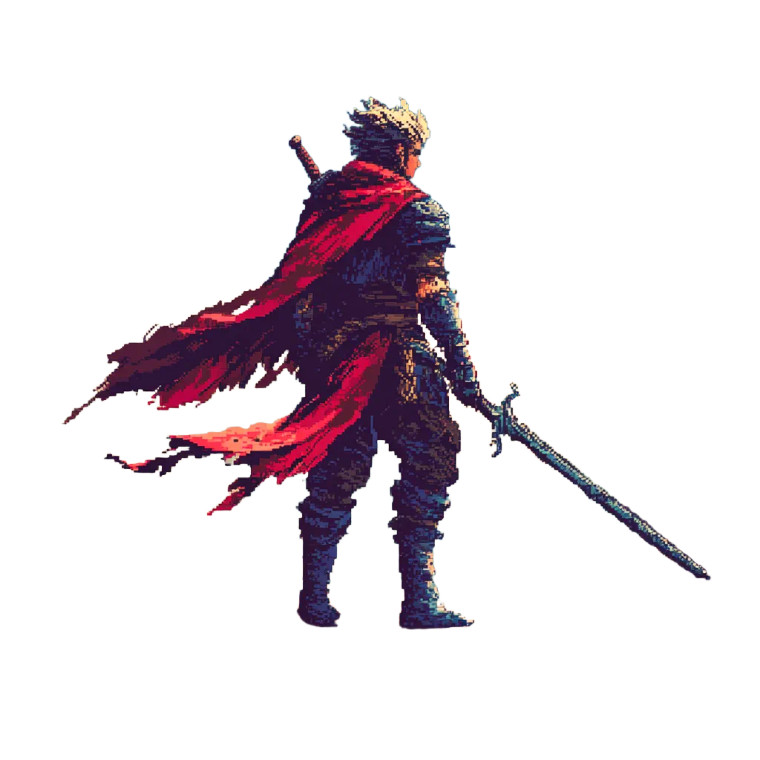 Pixel Hero V2 Vinyl Car Decal Sticker – Waterproof & UV-Resistant 8"