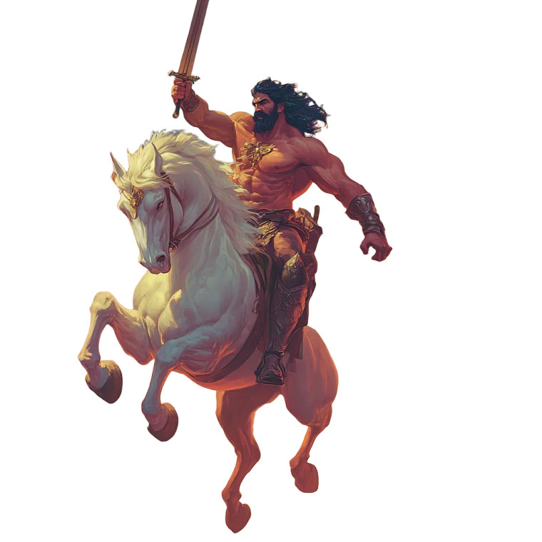 Pegasus Warrior Vinyl Car Decal Sticker – Waterproof & UV-Resistant 8"