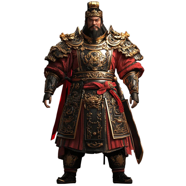 Ming Dynasty General Vinyl Car Decal Sticker – Waterproof & UV-Resistant 8"