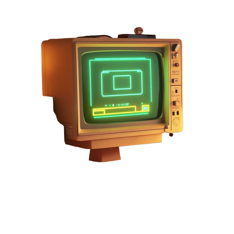 Retro Cartoon Pc Vinyl Car Decal Sticker – Waterproof & UV-Resistant 8"