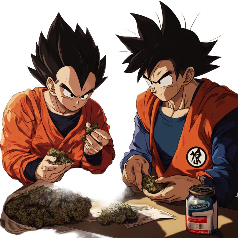 Goku And Vegeta Scammed Vinyl Car Decal Sticker – Waterproof & UV-Resistant 8"
