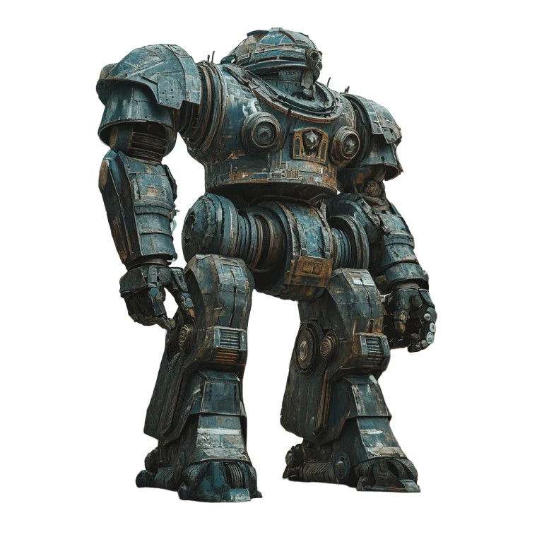 Armored Thanjavur Mech Vinyl Car Decal Sticker – Waterproof & UV-Resistant 8"