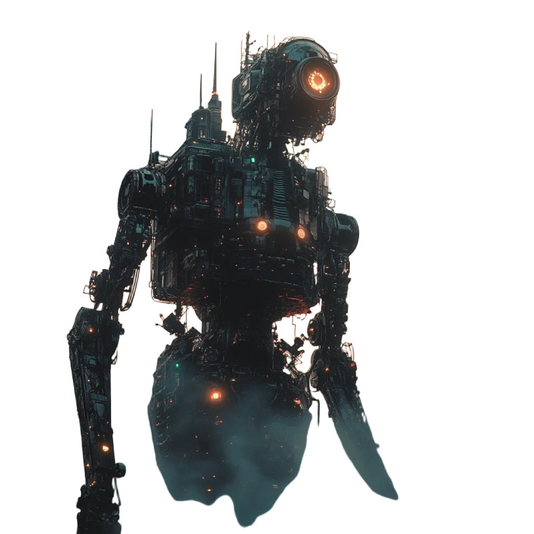 Good Morning Robot Vinyl Car Decal Sticker – Waterproof & UV-Resistant 8"