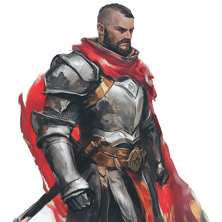 Inquisitor Knight Vinyl Car Decal Sticker – Waterproof & UV-Resistant 8"