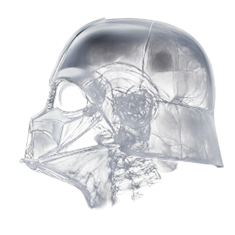 Darth Vader Helmet V2 Vinyl Car Decal Sticker – Waterproof & UV-Resistant 8"
