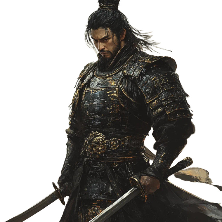 Ancient Chinese Soldier V5 Vinyl Car Decal Sticker – Waterproof & UV-Resistant 8"