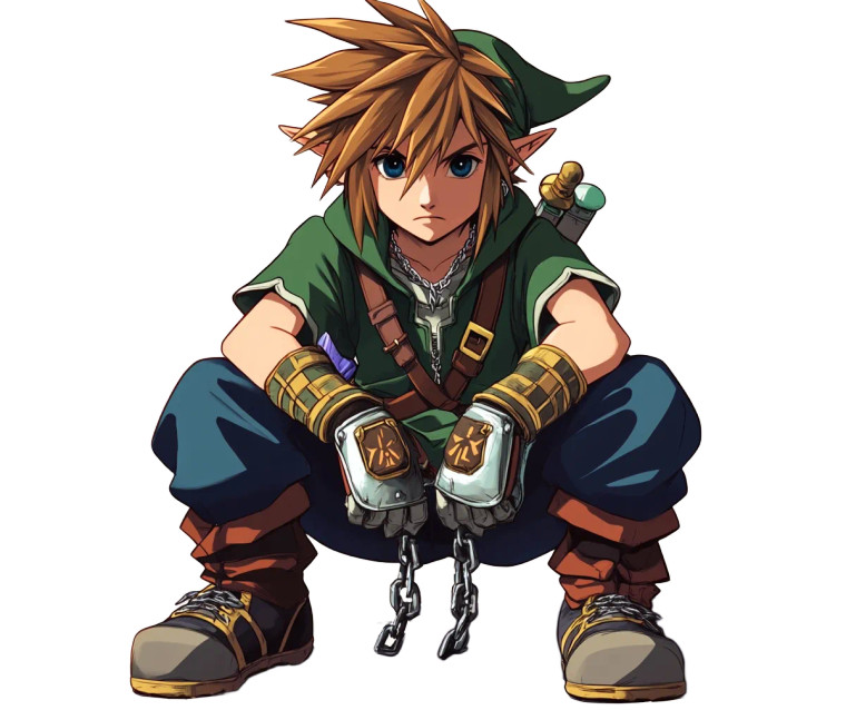 Sora As Link Vinyl Car Decal Sticker – Waterproof & UV-Resistant 8"