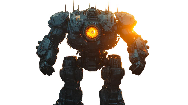 Giant Mech Seoul Vinyl Car Decal Sticker – Waterproof & UV-Resistant 8"