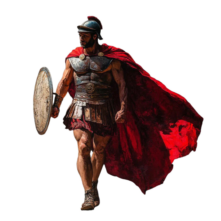 Roman Warrior V15 Vinyl Car Decal Sticker – Waterproof & UV-Resistant 8"