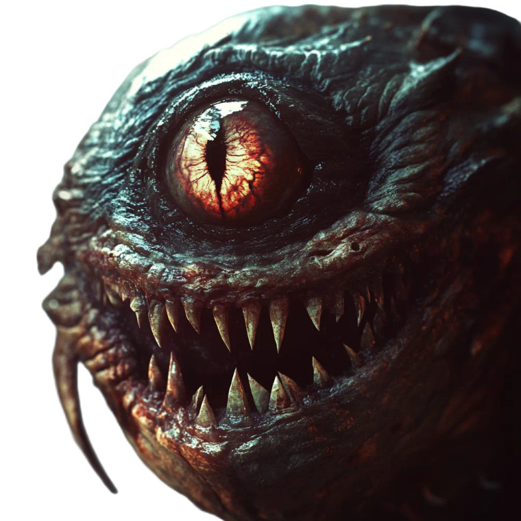 One-Eyed Demon Vinyl Car Decal Sticker – Waterproof & UV-Resistant 8"