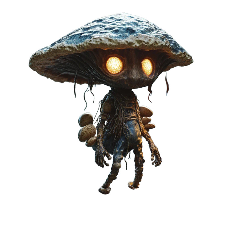Myconid Character Vinyl Car Decal Sticker – Waterproof & UV-Resistant 8"