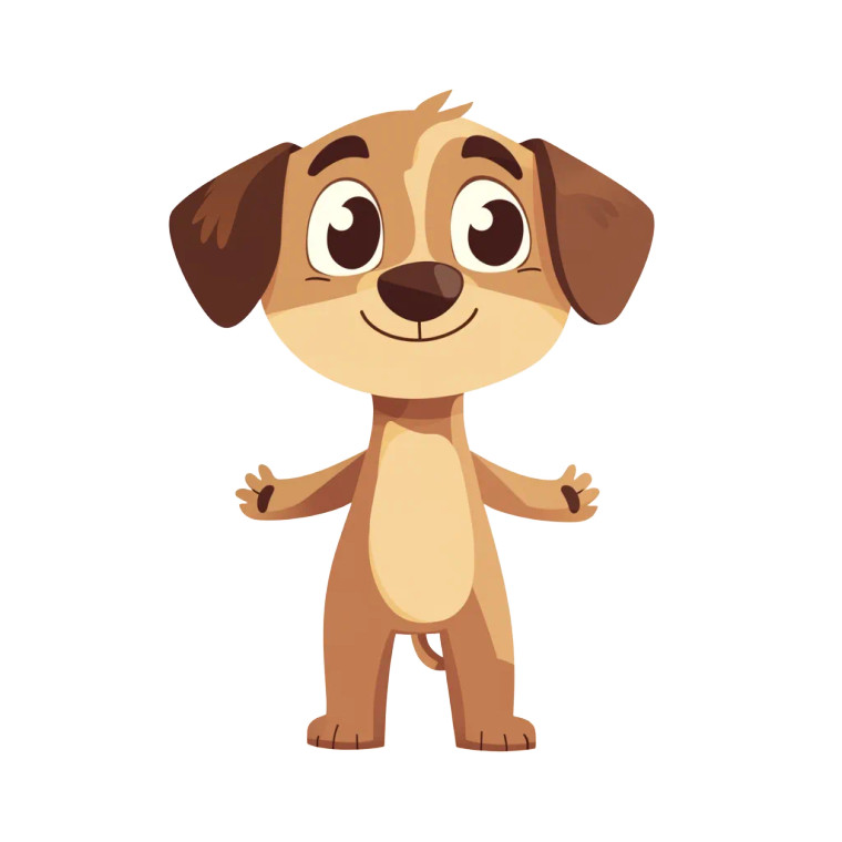 Anthropomorphic Labrador Dog Vinyl Car Decal Sticker – Waterproof & UV-Resistant 8"