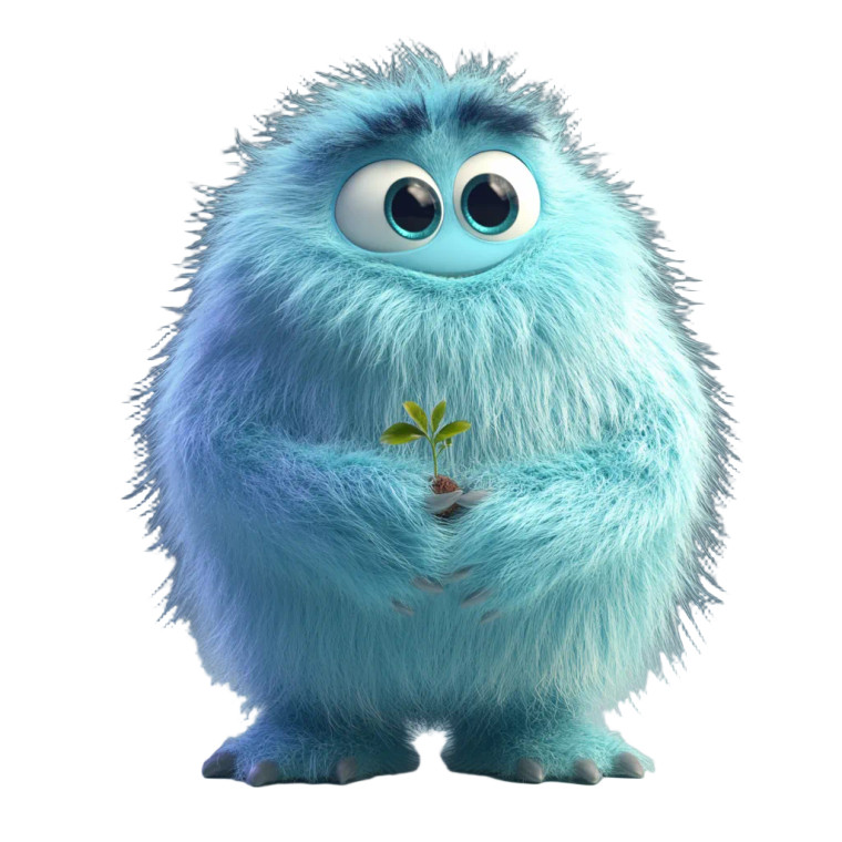 Pixar Growth Mascot Vinyl Car Decal Sticker – Waterproof & UV-Resistant 8"