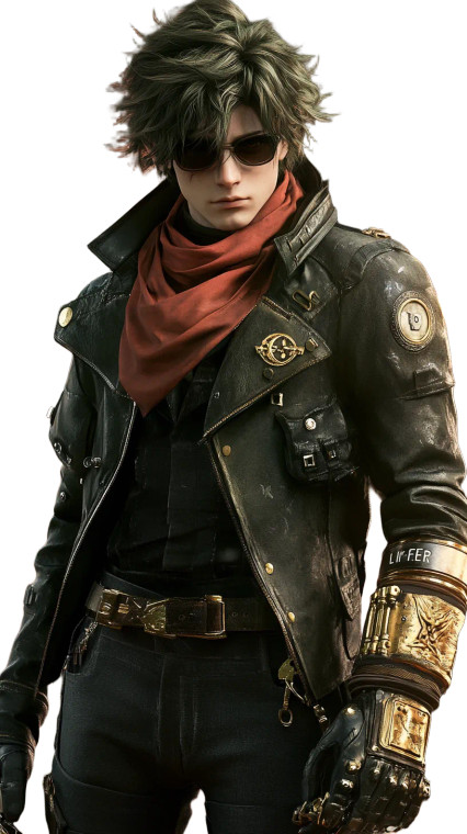 Rebellious Young Man Vinyl Car Decal Sticker – Waterproof & UV-Resistant 8"