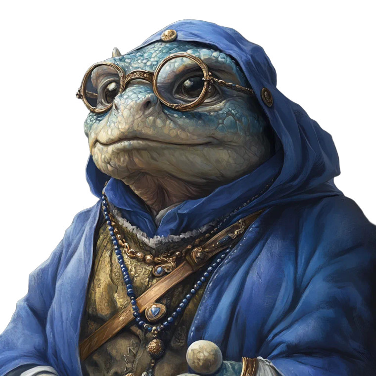 Tortle Wizard Portrait Vinyl Car Decal Sticker – Waterproof & UV-Resistant 8"