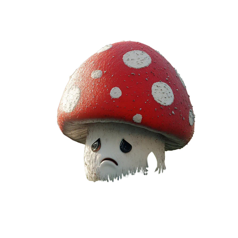 Crying Mushroom Character Vinyl Car Decal Sticker – Waterproof & UV-Resistant 8" Crying Mushroom Character Vinyl Car Decal Sticker – Waterproof & UV-Resistant 8"