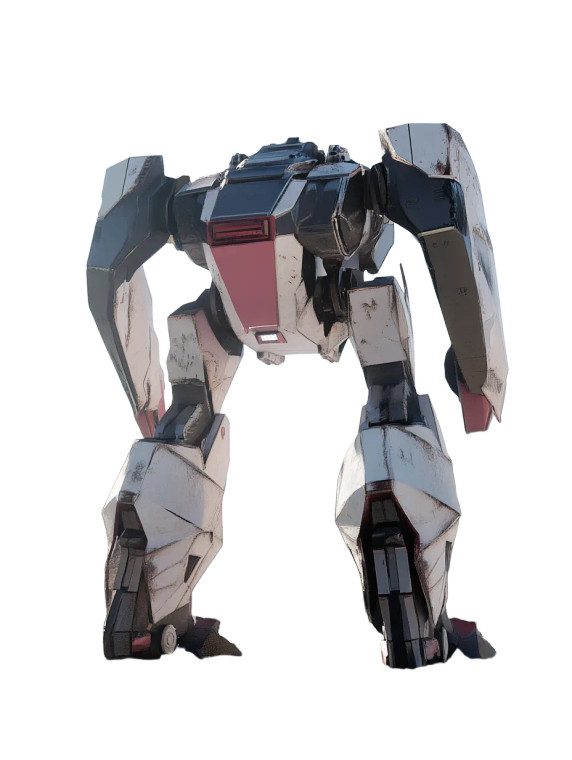 Giant Mecha Vinyl Car Decal Sticker – Waterproof & UV-Resistant 8"