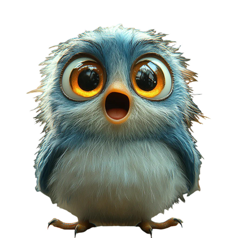 Playful Animated Characters Vinyl Car Decal Sticker – Waterproof & UV-Resistant 8"