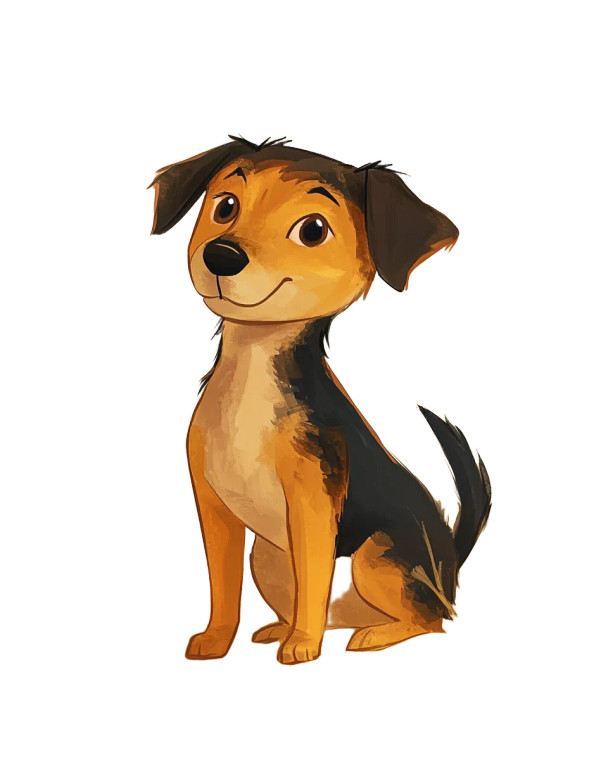 Playful Dog Illustration Vinyl Car Decal Sticker – Waterproof & UV-Resistant 8" Playful Dog Illustration Vinyl Car Decal Sticker – Waterproof & UV-Resistant 8"