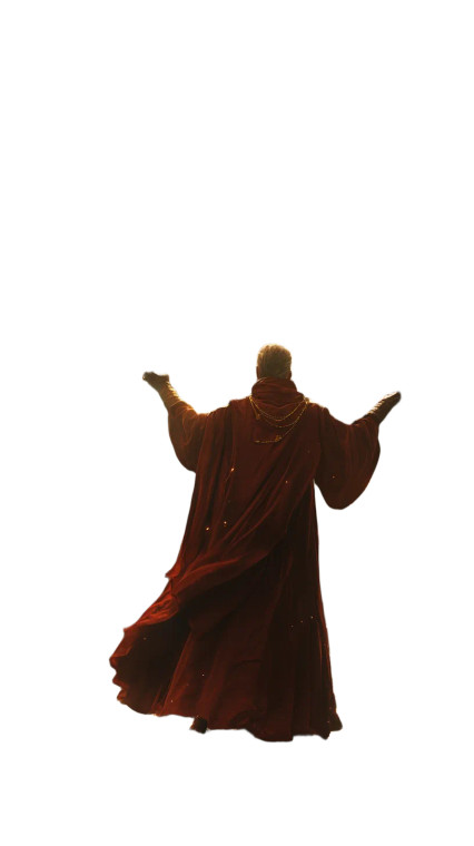 Magic Harnessing Wizard Vinyl Car Decal Sticker – Waterproof & UV-Resistant 8"