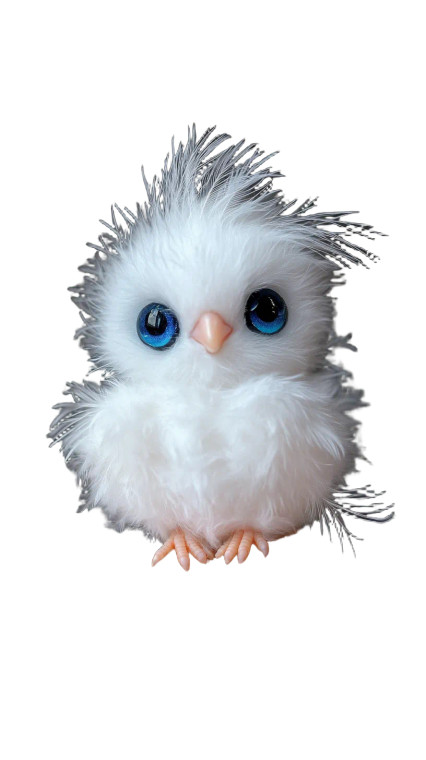 Miniature White Peacock Vinyl Car Decal Sticker – Waterproof & UV-Resistant 8"