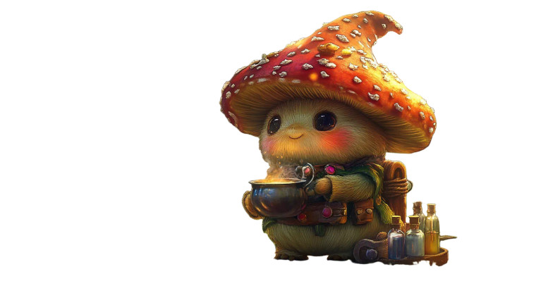 Mushroom Alchemist V2 Vinyl Car Decal Sticker – Waterproof & UV-Resistant 8"