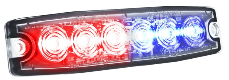 Hella Super Low Profile Warning Light | Sync Units, Bolt-On LED, 23 Flash Patterns