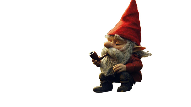 Forest Gnome V2 Vinyl Car Decal Sticker – Waterproof & UV-Resistant 8"