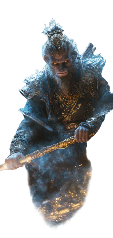 Monkey King Wukong V13 Vinyl Car Decal Sticker – Waterproof & UV-Resistant 8"