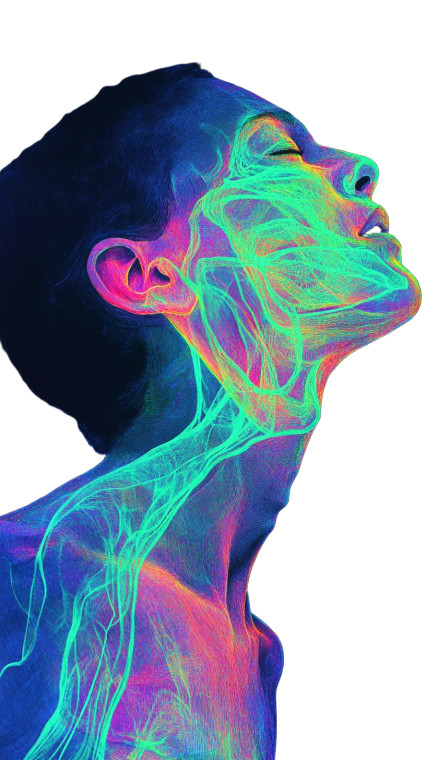 Bronchial Child Heatmap Vinyl Car Decal Sticker – Waterproof & UV-Resistant 8"