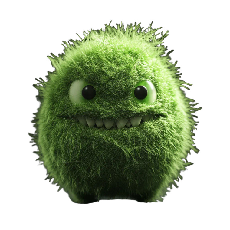 Fluffy Green Monster V2 Vinyl Car Decal Sticker – Waterproof & UV-Resistant 8" Fluffy Green Monster V2 Vinyl Car Decal Sticker – Waterproof & UV-Resistant 8"