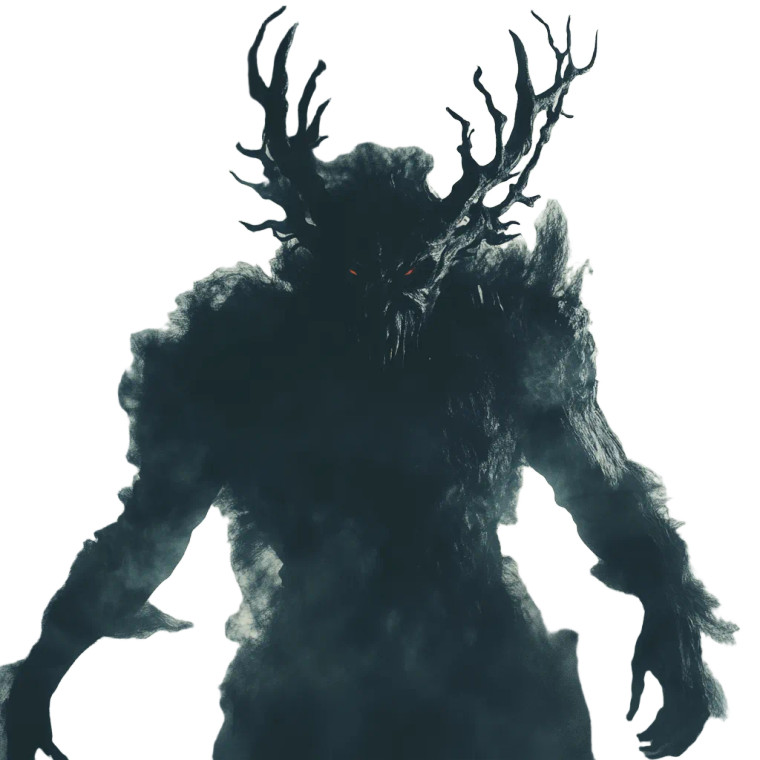 Large Wendigo Vinyl Car Decal Sticker – Waterproof & UV-Resistant 8"